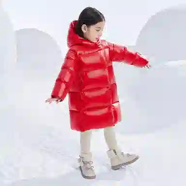 高梵 轻盈舒适柔软百搭羽绒服 黑色 中小童