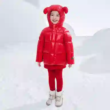高梵 轻盈亲肤舒适柔软羽绒服 中小童