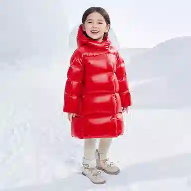 高梵 轻盈舒适柔软百搭羽绒服 黑色 中小童