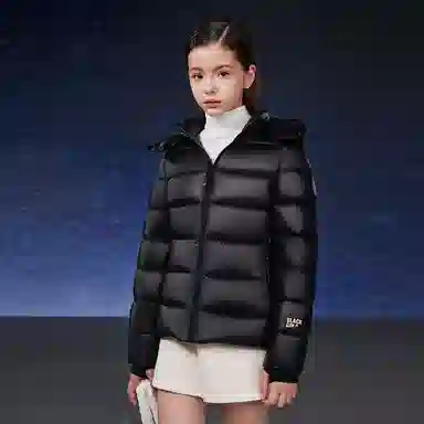 高梵 黑金舒适保暖百搭洋气时尚羽绒服 青少年