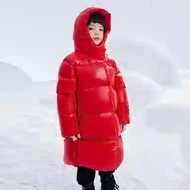 高梵 轻盈舒适柔软百搭羽绒服 黑色 中小童