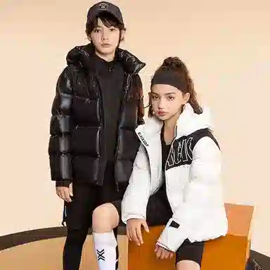 高梵 黑金小火山夺冠系列中长款加厚羽绒服 儿童款