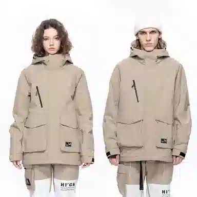 至高滑雪服男女防水夹棉单双板雪服小众小个子加厚上衣外套潮装备