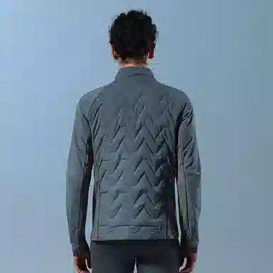 马孔多 跑步外套长袖锁温超轻羽绒服 男款