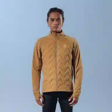 马孔多 跑步外套长袖锁温超轻羽绒服 男款