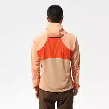 马孔多 舒适简约百搭休闲连帽插肩防晒服 男款 桃子果冻