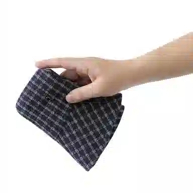 氧气樱桃 日系泡泡格纹薄款休闲时尚百搭文艺显脸小遮阳帽 棉 渔夫帽 男女同款情侣款