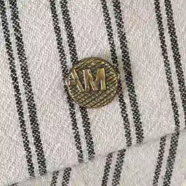 氧气樱桃 日韩系文艺条纹春秋显脸小报童复古画家帽 棉 贝雷帽 男女同款情侣款