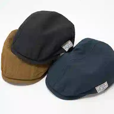 氧气樱桃 复古日系速干前进反戴字母大头围显脸小#好运 尼龙 贝雷帽 男女同款情侣款