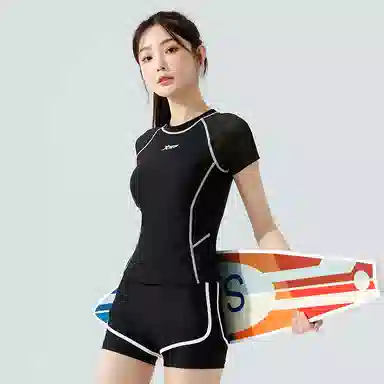 Xtep Training Swimsuit Black