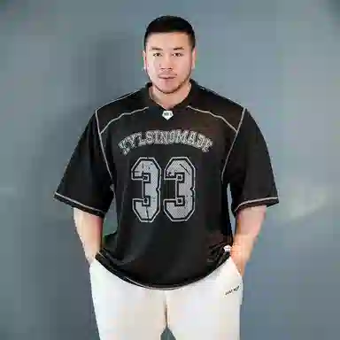 无畏东方不动如山程亦山联名短袖网眼透气速干运动健身运动棒球衫 男女同款