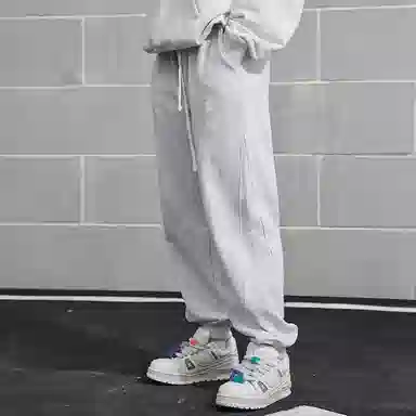 无畏东方基础卫裤健身针织束脚美式复古休闲宽松运动男女士秋 冬季