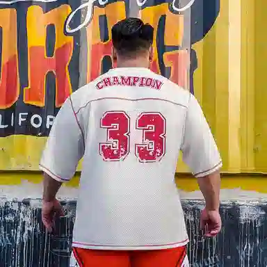 无畏东方不动如山程亦山联名短袖网眼透气速干运动健身运动棒球衫 男女同款