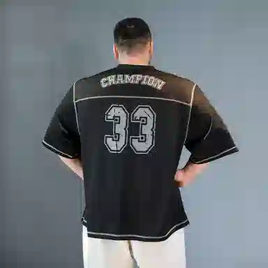 无畏东方不动如山程亦山联名短袖网眼透气速干运动健身运动棒球衫 男女同款