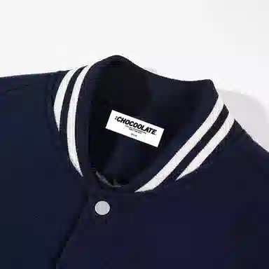 CHOCOOLATE Vintage Embroidered Baseball Jacket