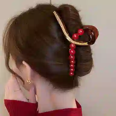 OFLY Large Red Shark Clip