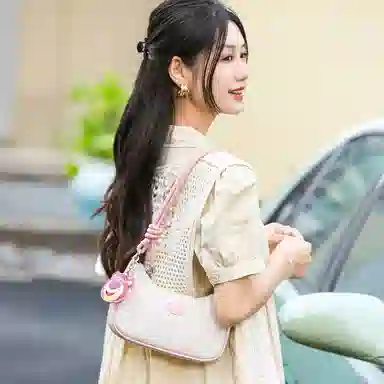 Disney Strawberry Bear Series Shoulder Bag