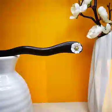 聆听花开 新中式灵动梅百搭气质 高级感简约中式 合金 发簪 女款