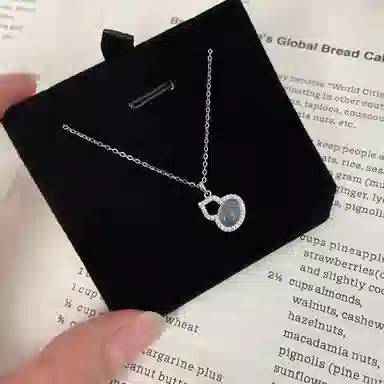 聆听花开 新中式感福禄国风个性小众日常通勤优雅气质清冷感轻奢高级#好运 玉髓 项链 女款