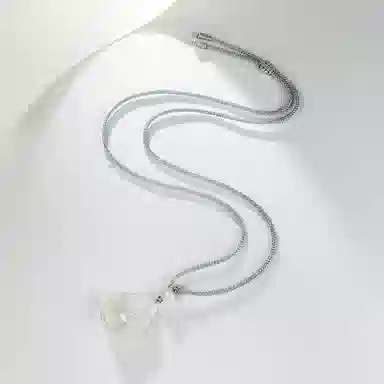 聆听花开 幸运佛公白月光笑口常开佛转运珠高级感时尚设计感 玉髓 项链 男女同款情侣款