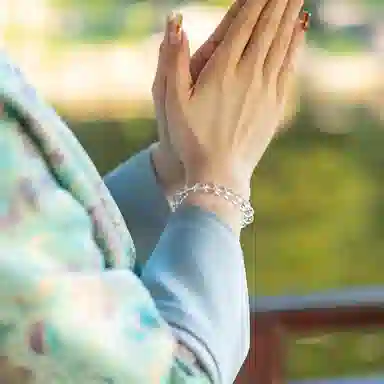 聆听花开 新中式新国风手饰串珠时来好运 诸事顺利 国潮素圈极简风小众时尚学生小清新#好运 水晶 手串 女款