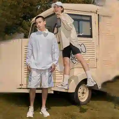 乔奈 圆头厚底透气 休闲鞋 男款