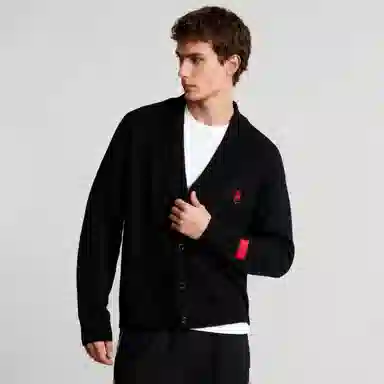 Vision of Super V-Neck Cardigan Black
