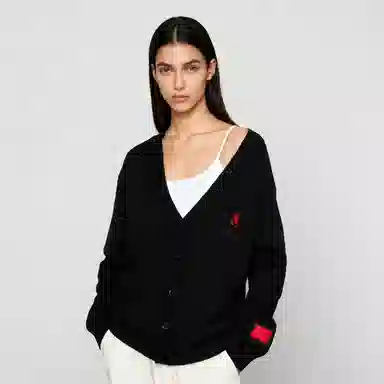 Vision of Super V-Neck Cardigan Black