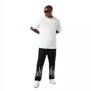 Vision of Super Flame Print T-Shirt White