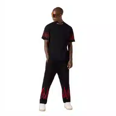 Vision of Super Flame Print T-Shirt White