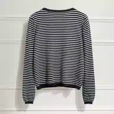 她池 简约百搭时尚短款针织衫 女款