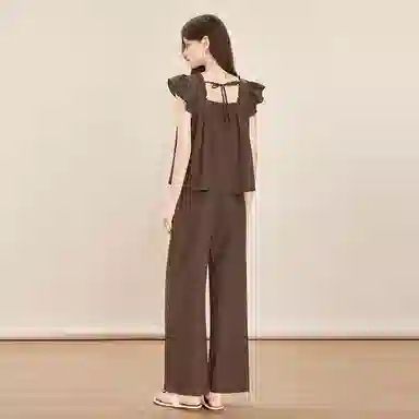 Taqi Two-Piece Set Brown