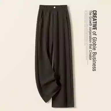 她池 时尚舒适通勤简约休闲裤 女款