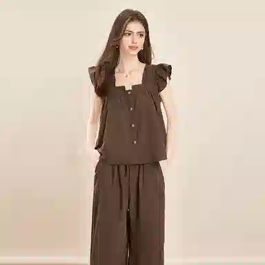 Taqi Two-Piece Set Brown