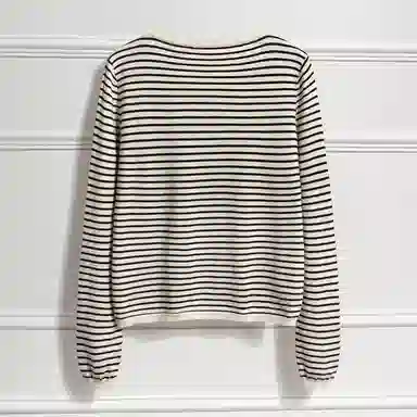 她池 简约百搭时尚短款针织衫 女款