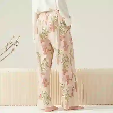 顶瓜瓜 休闲印花透气宽松睡裤 女款