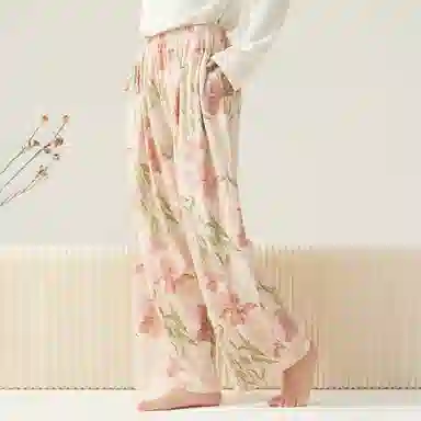 顶瓜瓜 休闲印花透气宽松睡裤 女款