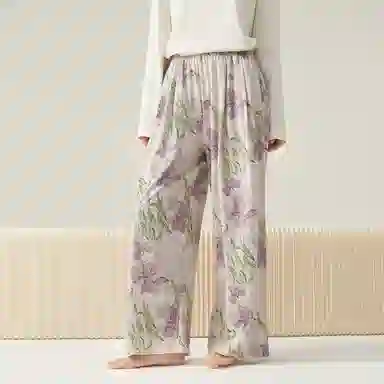 顶瓜瓜 休闲印花透气宽松睡裤 女款