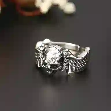 tkb Skull Ring S925 Silver