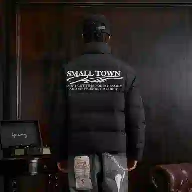 STK SMALL TOWN KID logo