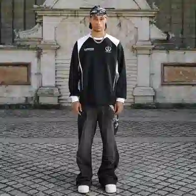 STK Small Town Kid Racing Long Sleeve Tee