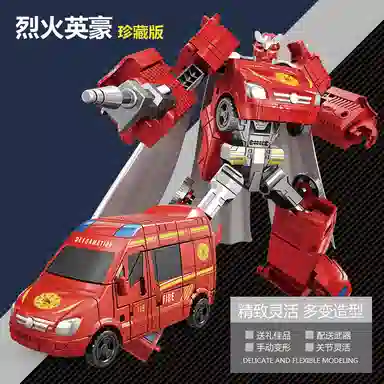 小牧马 擎天变形战盟 人车金刚 关节可动 成品模型