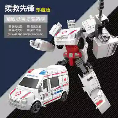 小牧马 擎天变形战盟 人车金刚 关节可动 成品模型