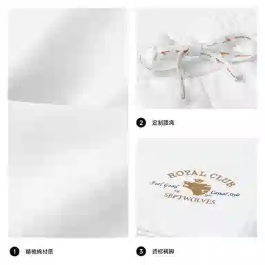 SEPTWOLVES Logo Print Shorts Black