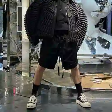 Crooked Card Canvas Shoes Black