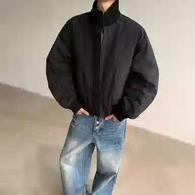 BLACK AT cleanfitbomber