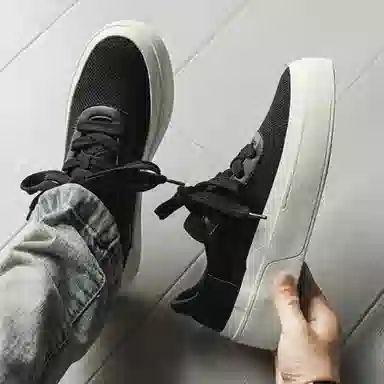 乐乐鱼 百搭休闲小众厚底隐形内增高通勤 包裹性 低帮 板鞋 男款