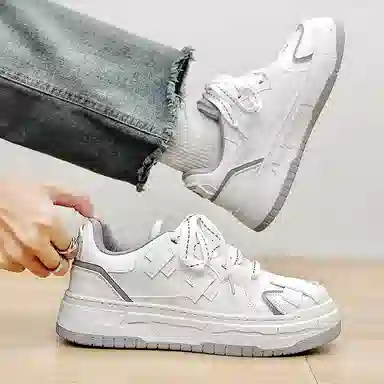 乐乐鱼 小众设计 休闲 低帮 板鞋 男款