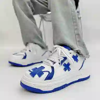 乐乐鱼 小众设计 休闲 低帮 板鞋 男款