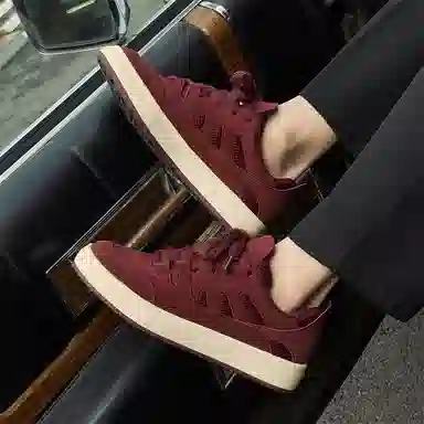 乐乐鱼 美式复古韩版百搭休闲小众个性舒适 耐磨 低帮 板鞋 男款